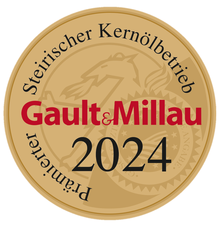 Gault&Millau 2024 Prämierung, die wirauf unseren Flaschen anbringen dürfen.
